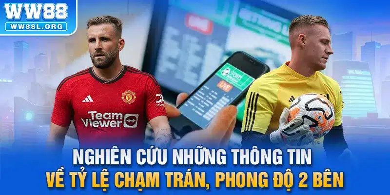 Nghiên cứu những thông tin về tỷ lệ chạm trán, phong độ 2 bên